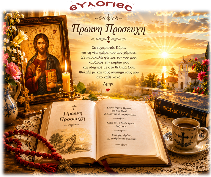 Πρωϊνη Προσευχή 